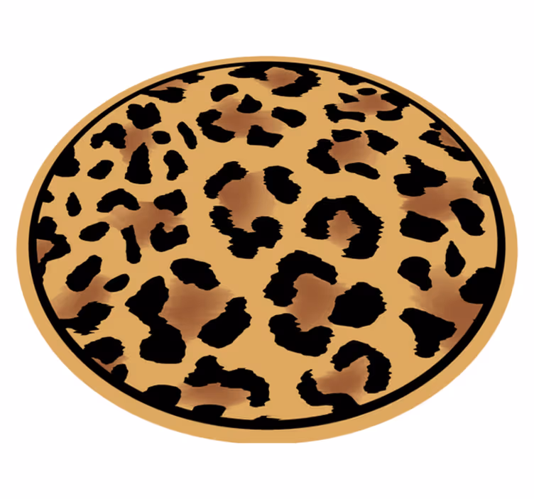 Villi leopardikuvio eläin vinyylimatto - Tenstickers