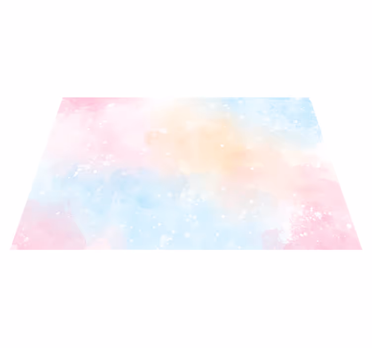 Abstrakti aquarela teinille vinyylimatto - Tenstickers
