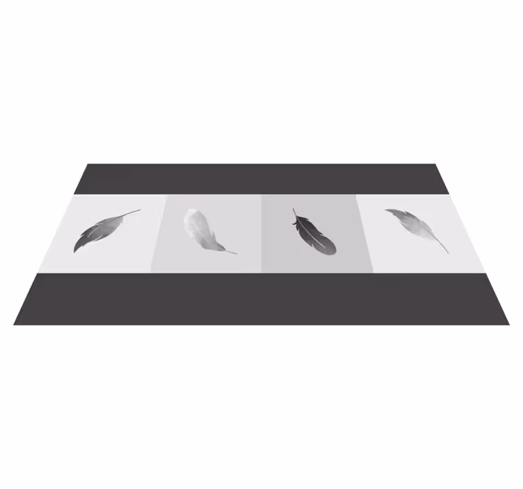 Höyhen minimalismi eläin vinyylimatto - Tenstickers
