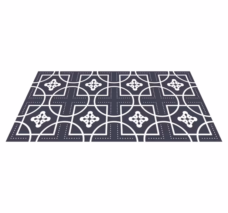 Muodon leikki geometrinen vinyylimatto - Tenstickers