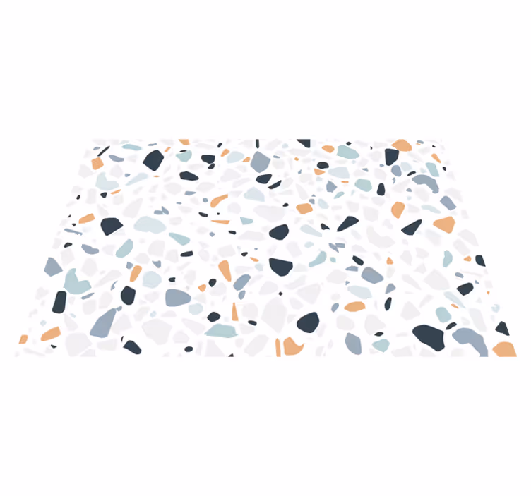 Terrazzo kivet vinyylimatto kylpyhuoneeseen - Tenstickers