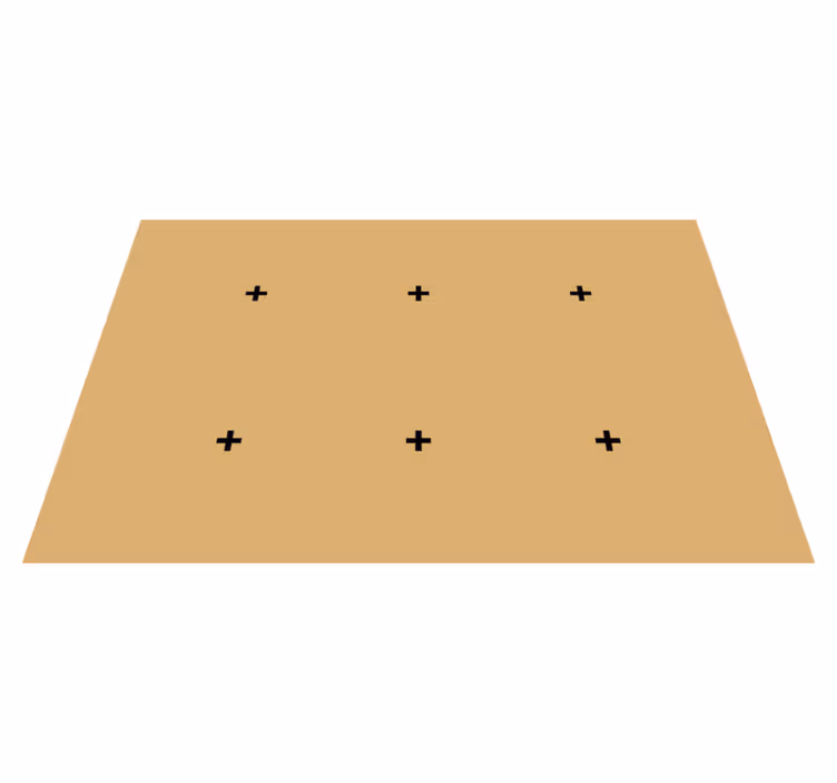 Yksinkertainen beige muotoilu minimalistinen vinyylimatto - Tenstickers