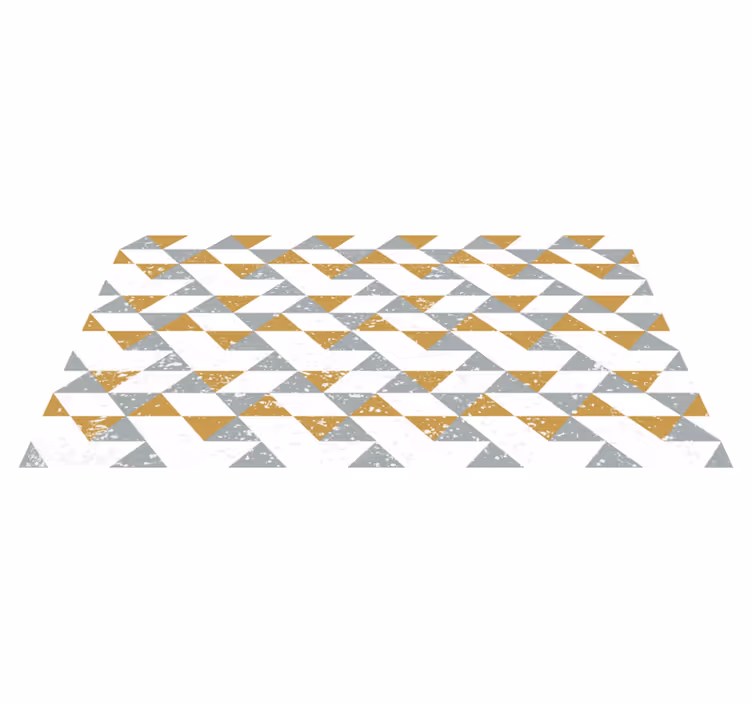 Diagonaalinen kolmiokuvio geometrinen vinyylimatto - Tenstickers