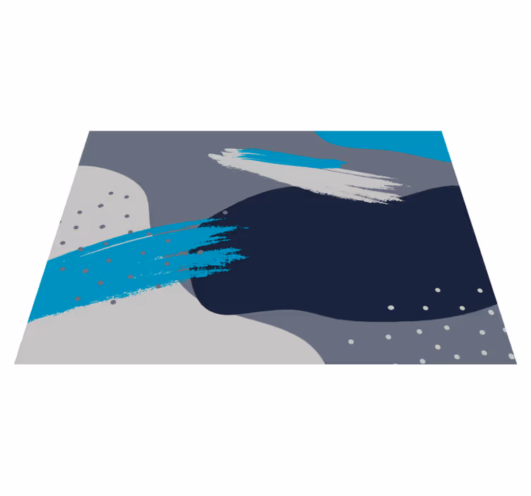 Abstrakti roiskekuvio moderni vinyylimatto - Tenstickers