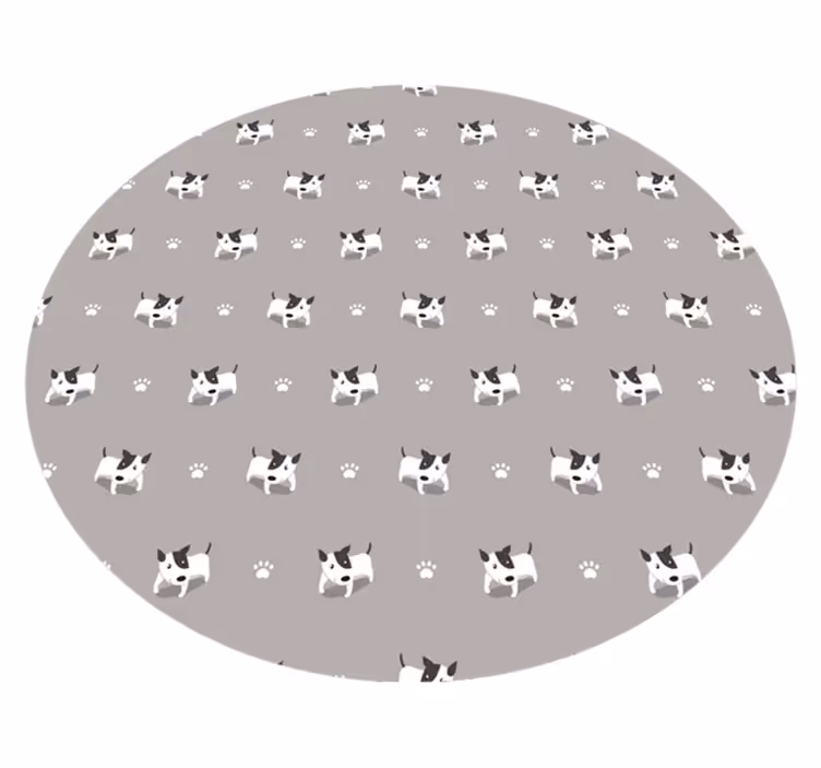 Söpö pentukuvio eläin vinyylimatto - Tenstickers