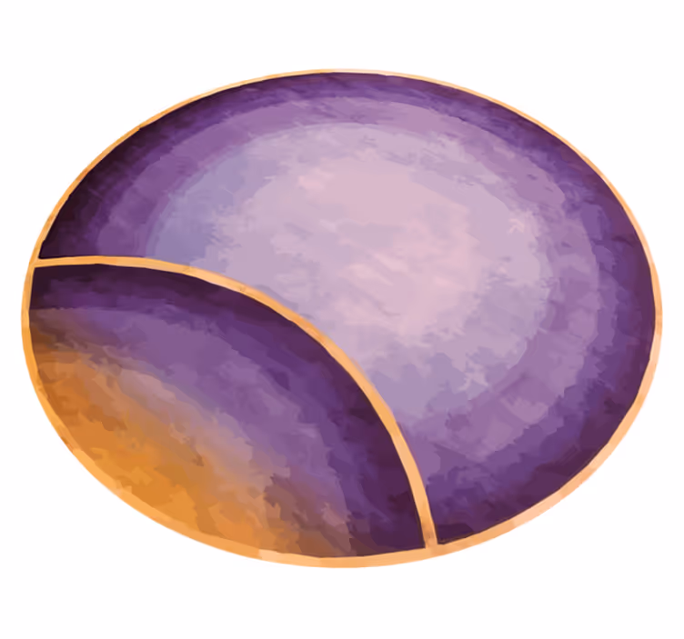 Liukuvärjäyspallot violetti vinyylimatto - Tenstickers