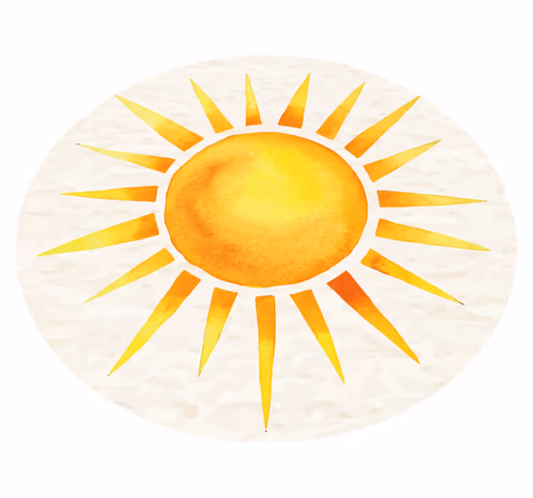 Keittiö pohjoismainen kuuma aurinko skandinaavinen vinyylimatto - Tenstickers
