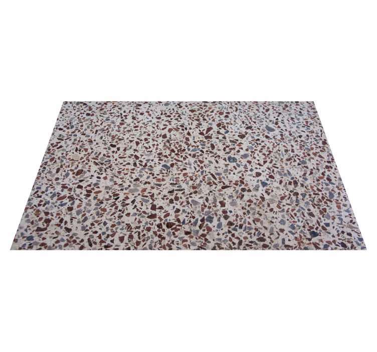 Terrazzo harmaa väri Tekstuuri vinyylimatto - Tenstickers