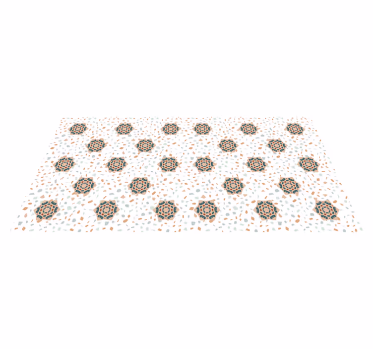 Terrazzo kukilla Tekstuuri vinyylimatto - Tenstickers