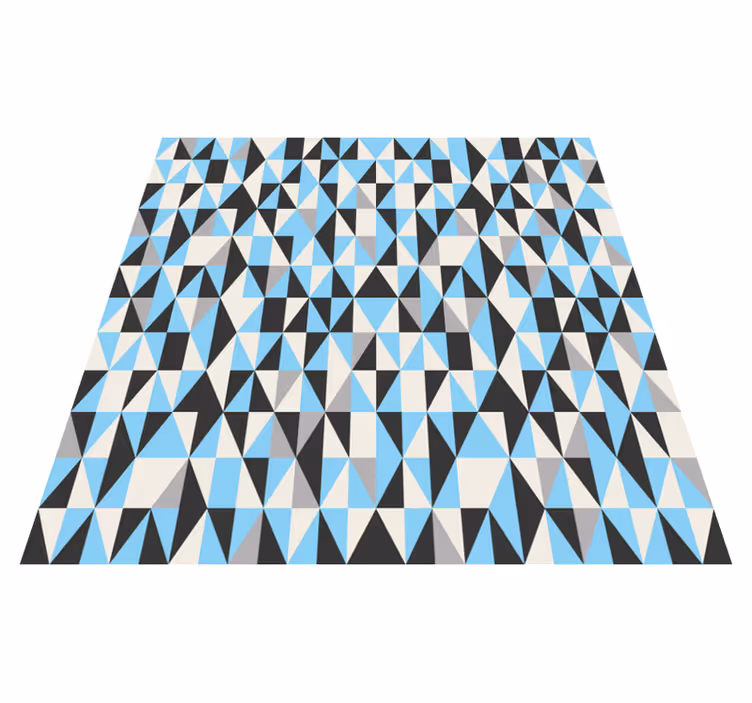 Kolmiomallinen geometrinen vinyylimatto - Tenstickers