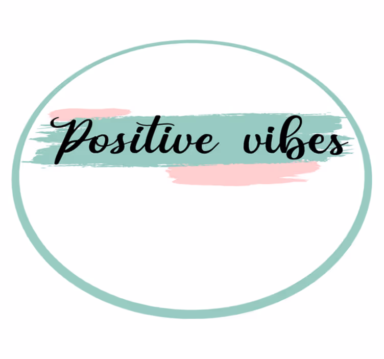 Positiiviset fiilikset lauseke vinyylimatto - Tenstickers