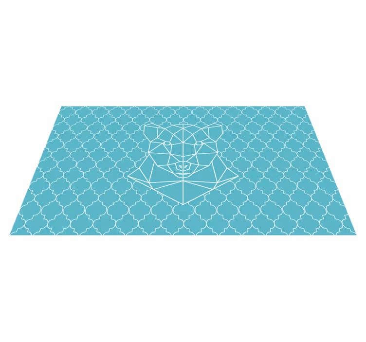 Geometrinen karhukuvio eläin vinyylimatto - Tenstickers