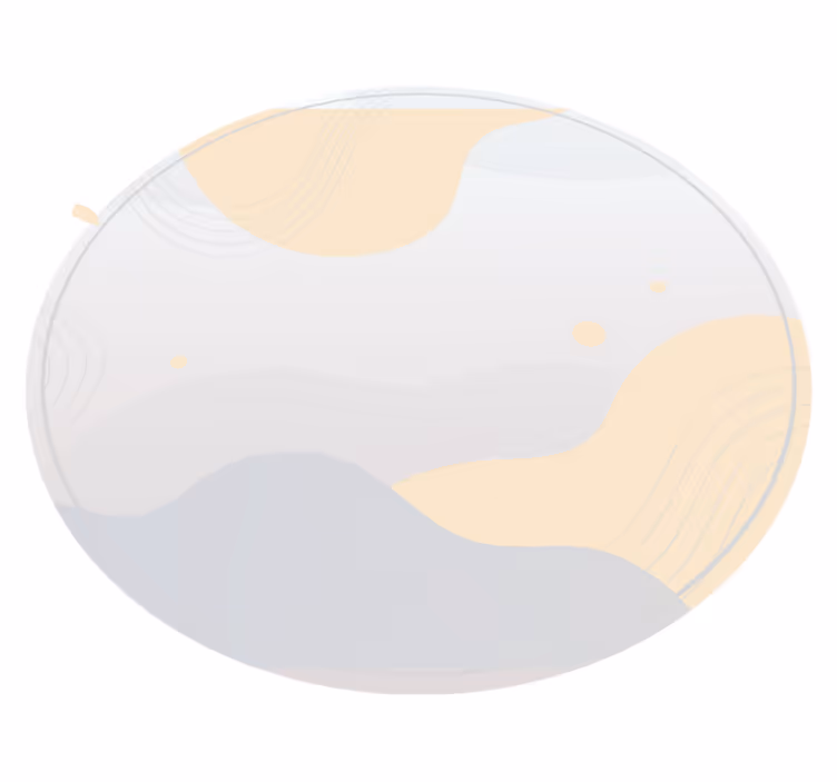 Lempeät aaltokuviot minimalistinen vinyylimatto - Tenstickers