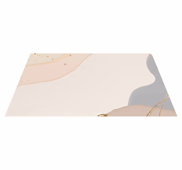 Abstraktit pehmeät aallot minimalistinen vinyylimatto - Tenstickers