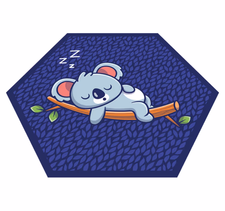 Unelias koala-poika lastenhuone vinyylimatto - Tenstickers