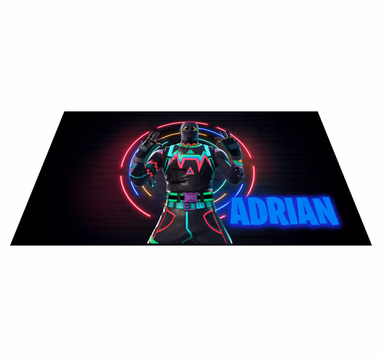 Neon-merkkien näyttö nimi vinyylimatto - Tenstickers