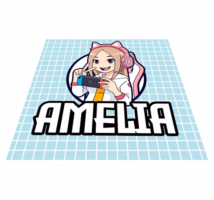 Pelityttö nimeltä teinin vinyylimatto - Tenstickers