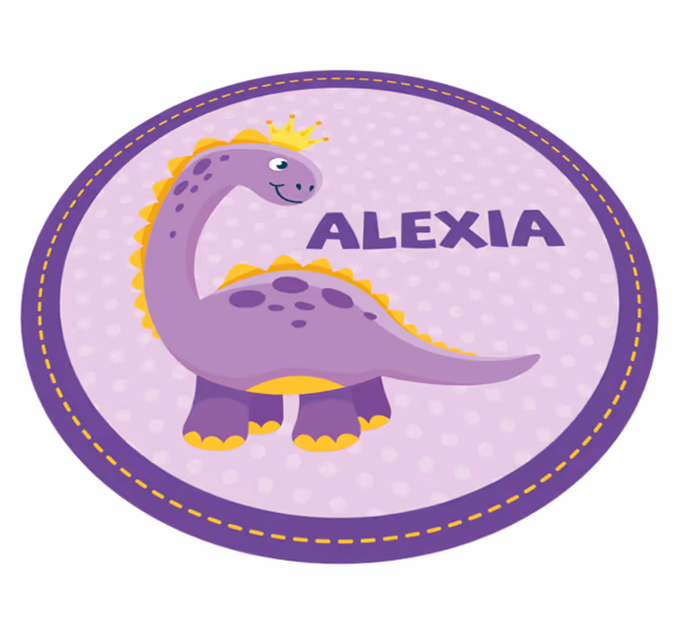 Dinosaurustaideteos nimi vinyylimatto - Tenstickers