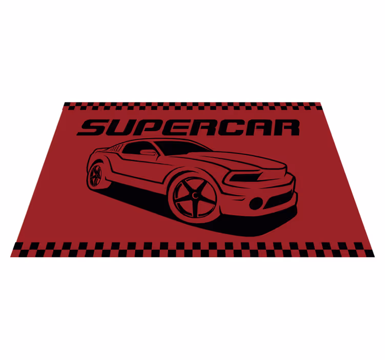 Superautokonsepti vinyylimatto olohuoneeseen - Tenstickers