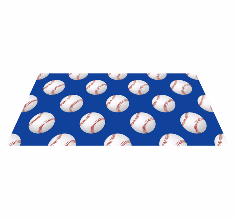 Baseball-aihe peli vinyylimatto - Tenstickers