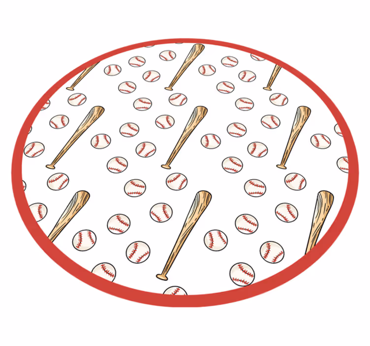 Baseball-kauden hauskaa peli vinyylimatto - Tenstickers