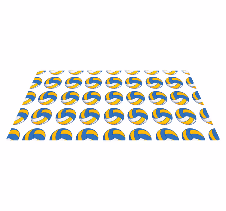 Lentopallot teinin vinyylimatto - Tenstickers