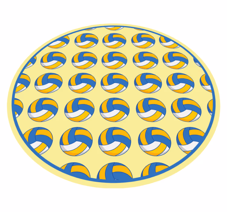 Lentopalloaihe peli vinyylimatto - Tenstickers