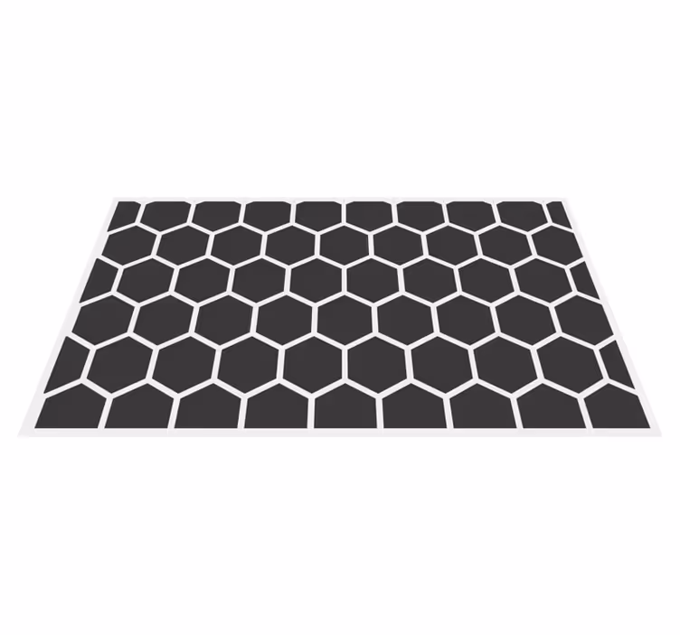 Geometrinen vinyylimatto kuusikulmainen kuvio - Tenstickers