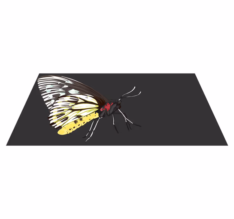 Perhoskuvia luonto vinyylimatto - Tenstickers