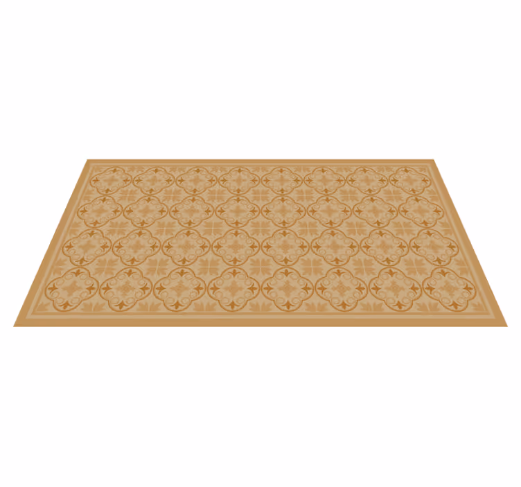 Geometrinen laatta-aihe olohuoneen vinyylimatto - Tenstickers