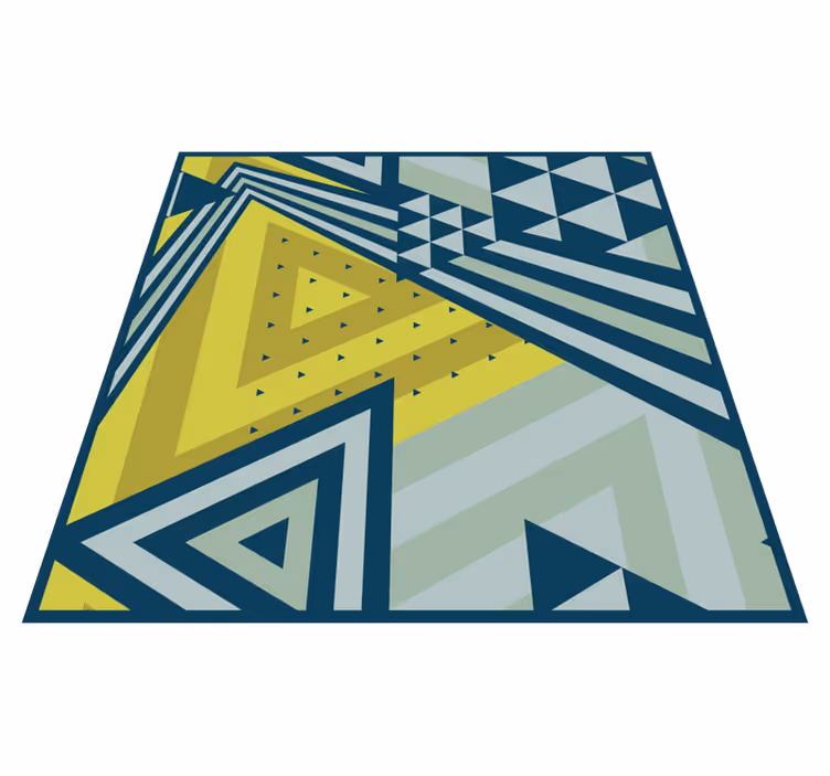 Kolmionmuotoiset elementit geometrinen vinyylimatto - Tenstickers