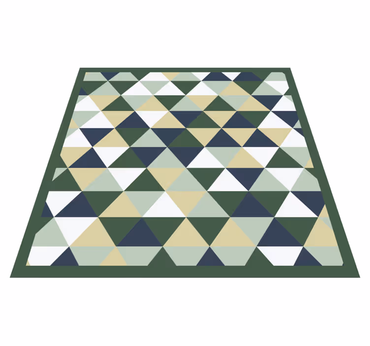 Kolmionmuotoiset muodot geometrinen vinyylimatto - Tenstickers