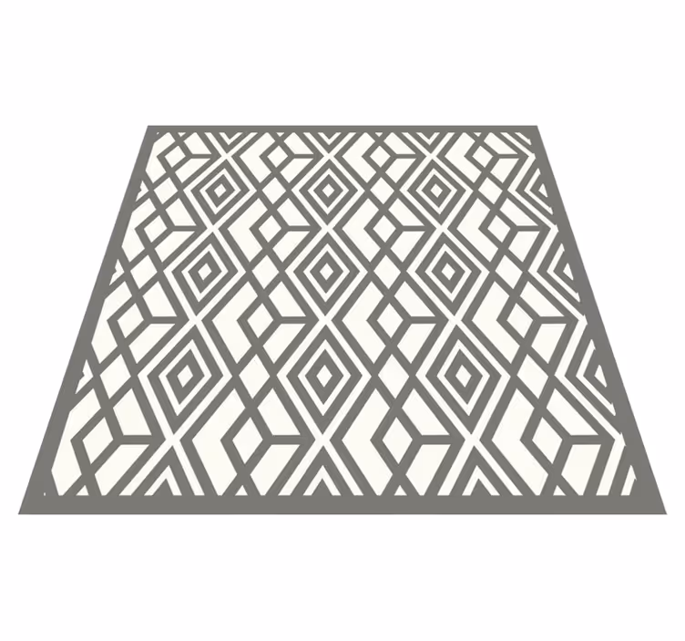 Timanttitunnus geometrinen vinyylimatto - Tenstickers