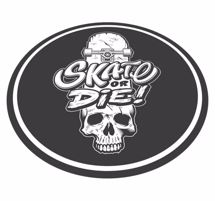 Skate grave graffiti moderni vinyylimatto - Tenstickers