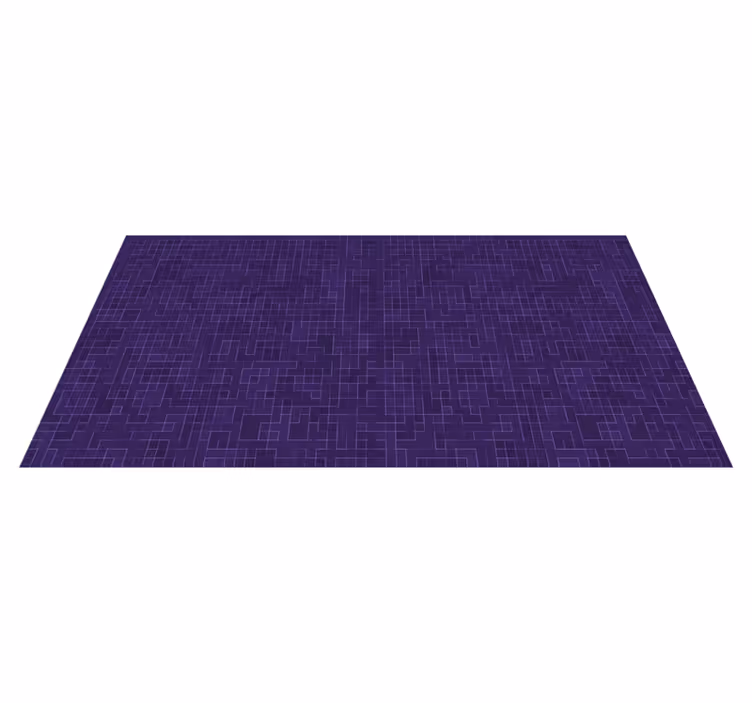Abstrakti violetti mosaiikki laatta vinyylimatto - Tenstickers