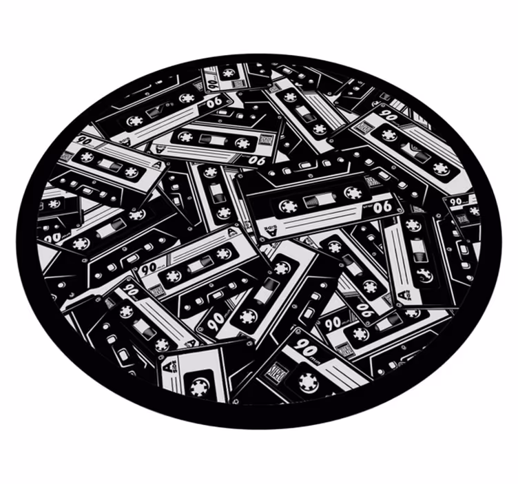 Vinyylimatto kasettiteemalla - Tenstickers