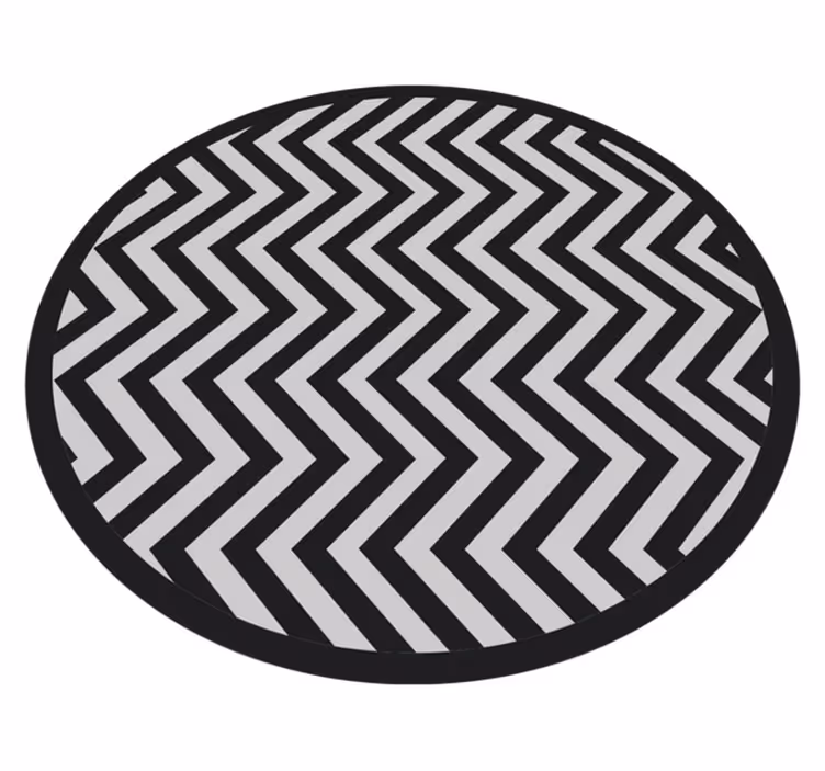 Dynaaminen chevron-kuvio geometrinen vinyylimatto - Tenstickers
