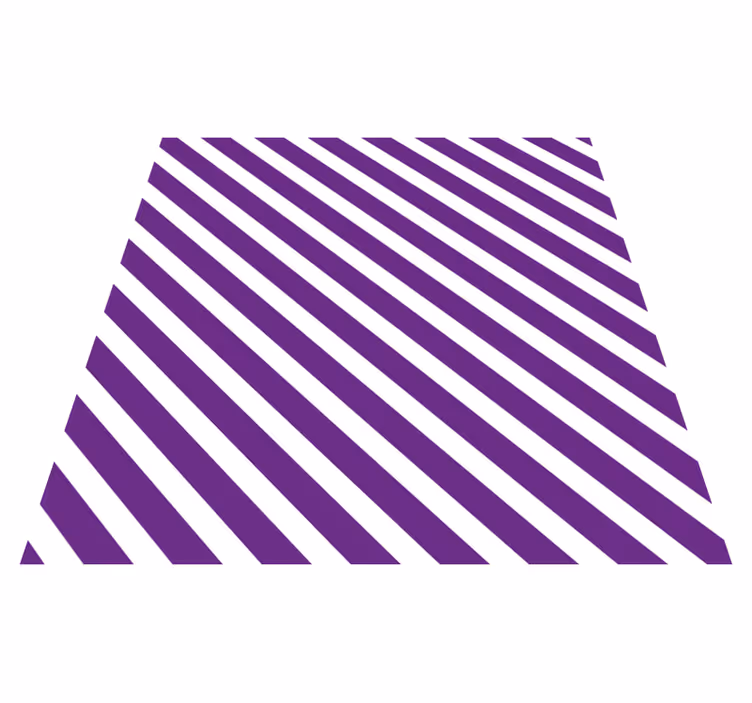 Violetti raidallinen vinyylimatto - Tenstickers