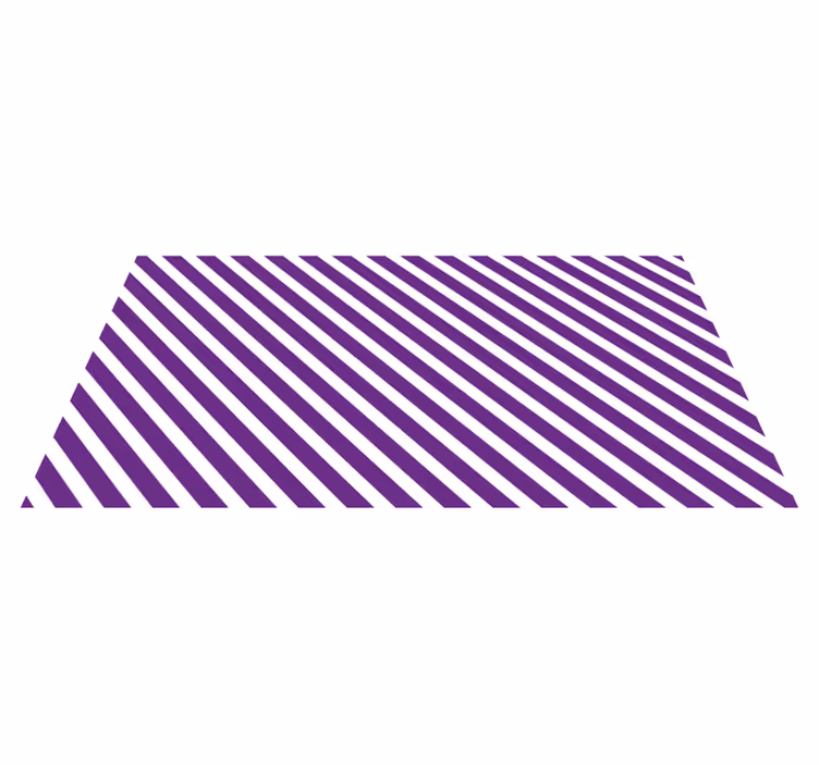 Violetti raidallinen matto - Tenstickers