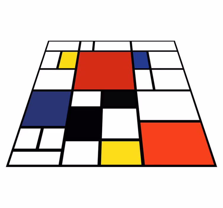 Moderni vinyylimatto eloisa geometrinen kuvio - Tenstickers