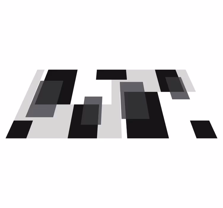 Moderni vinyylimatto abstraktit palat - Tenstickers