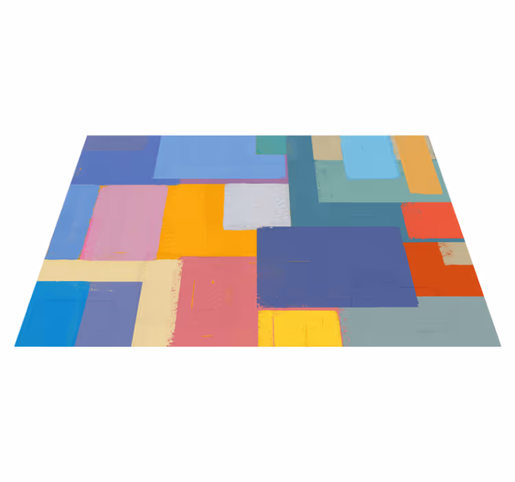 Eloisa lohkojärjestely geometrinen vinyylimatto - Tenstickers
