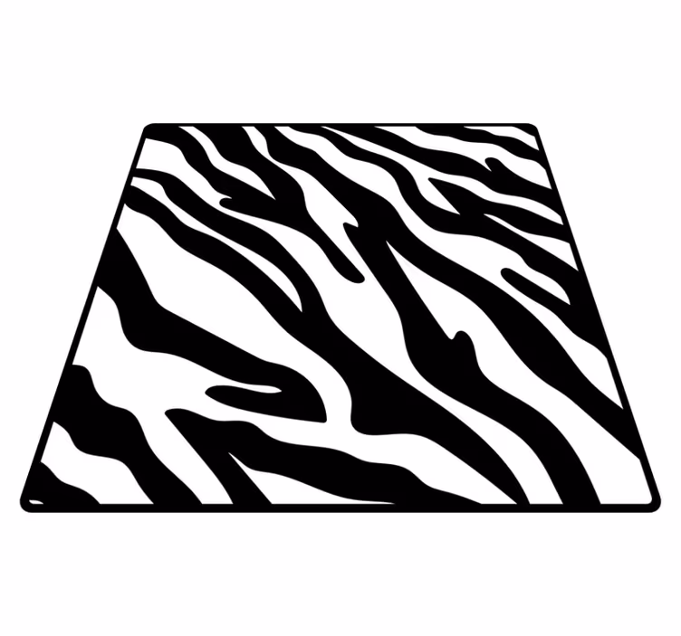 Zebra-kuvioinen eläinvinyylimatto - Tenstickers