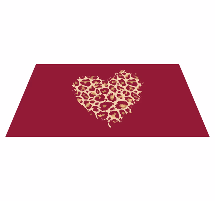 Sydänaihe eläin vinyylimatto - Tenstickers
