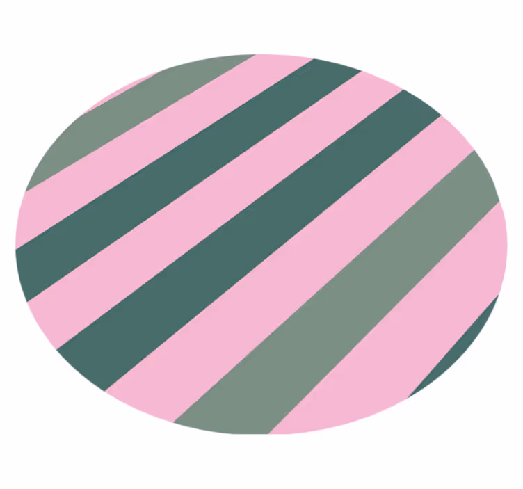 Kirkkaita raidallisia vinyylimattoja - Tenstickers