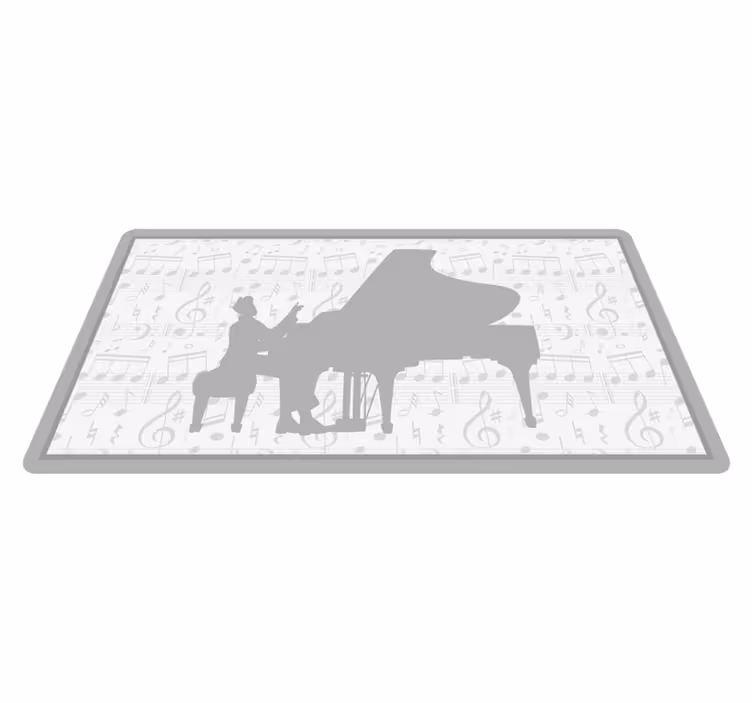 Musiikkiesityskohtaus vinyylimatto - Tenstickers