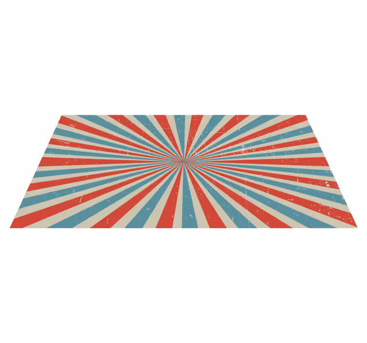 Säteilevä tähtipurkaus geometrinen vinyylimatto - Tenstickers