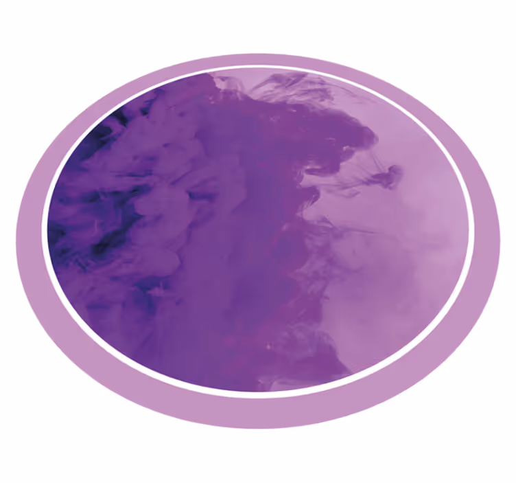 Violetti pyörre abstrakti pyöreä vinyylimatto - Tenstickers
