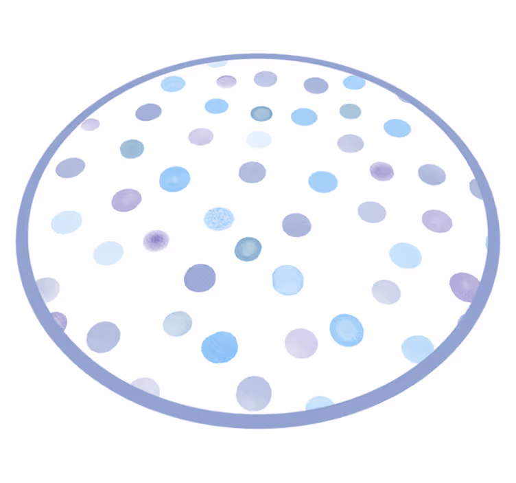 Eloisat pisteviivat vinyylimatto - Tenstickers