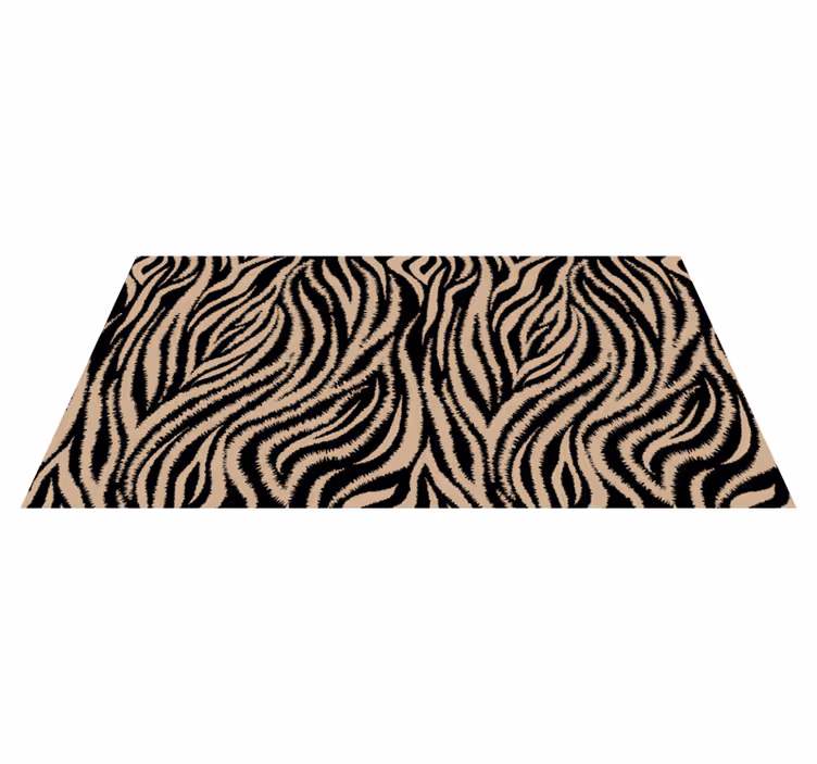 Zebra raidallinen vinyylimatto - Tenstickers